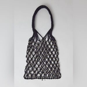 UO Casey Beaded Knit Hobo Bag
